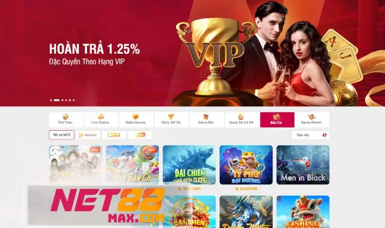 Những trò hay không nên bỏ lỡ tại nhà cái Net88